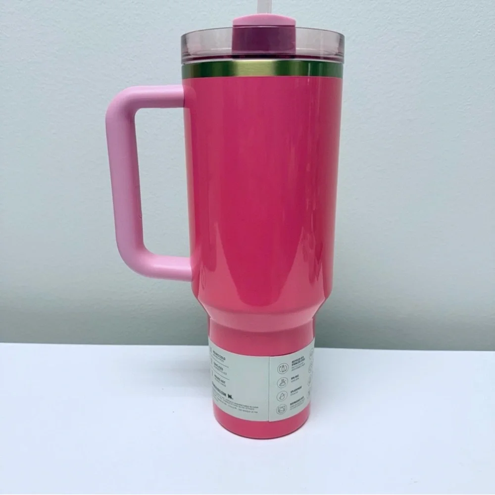 Stanley Pink Parade 40 oz Tumbler, Limited Edition Quencher H2.0 FlowState, New - Picture 9 of 9